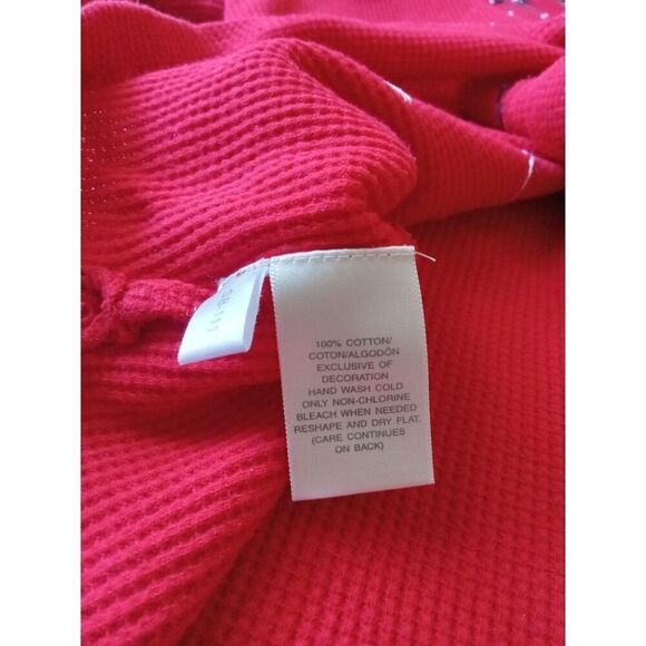 Susan Bristol Vintage Waffle Knit Button Snowmen Cardigan Women's Size Medium - Picture 4 of 12